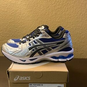 ASICS Gel-Kayano 14 Men's Shoes - Blue and Silver